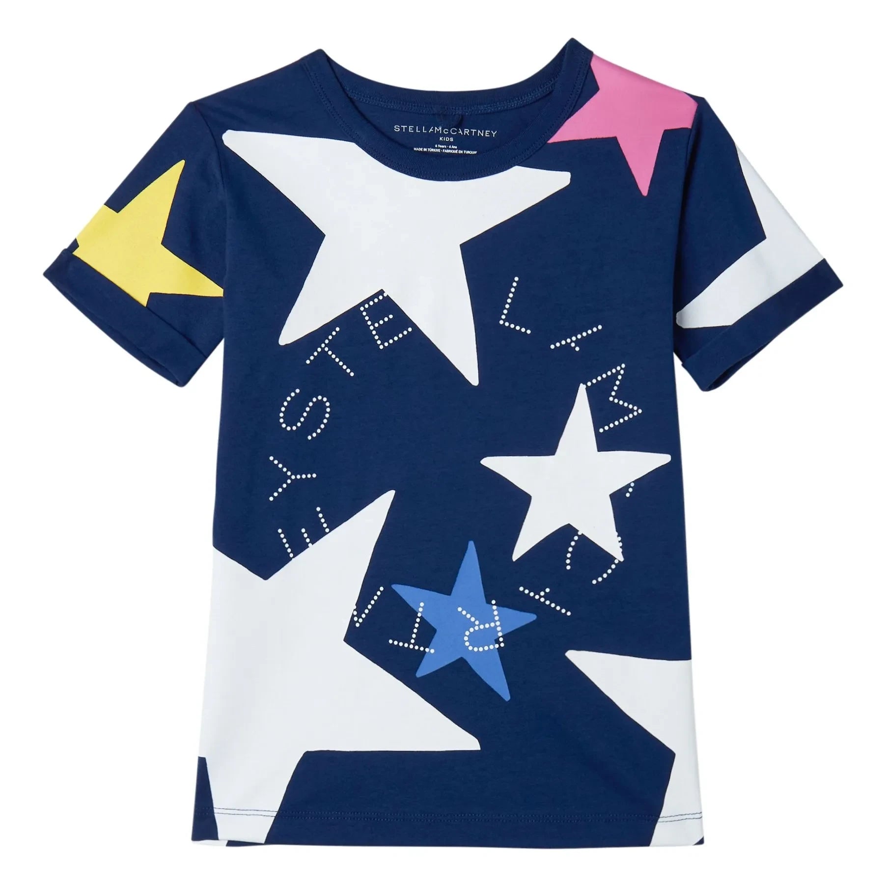 Stella McCartney Kids - Camiseta Stella Etoiles | Azul marino