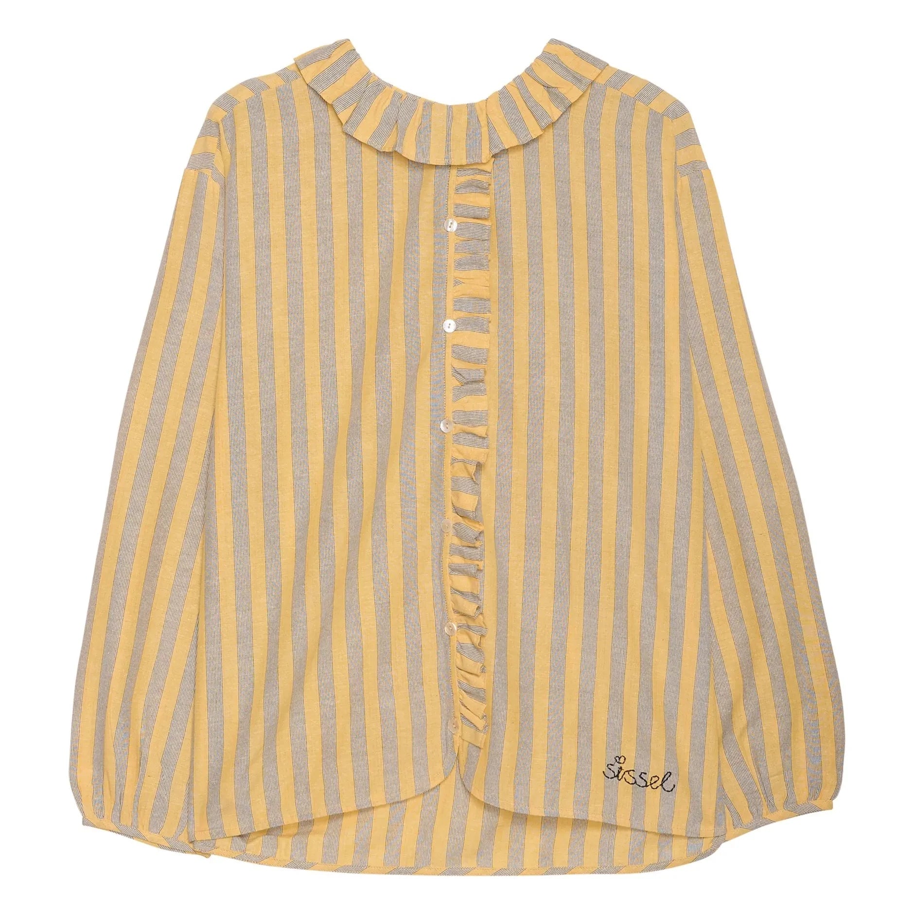 SISSEL EDELBO - Camisa de rayas Mirelle | Amarillo