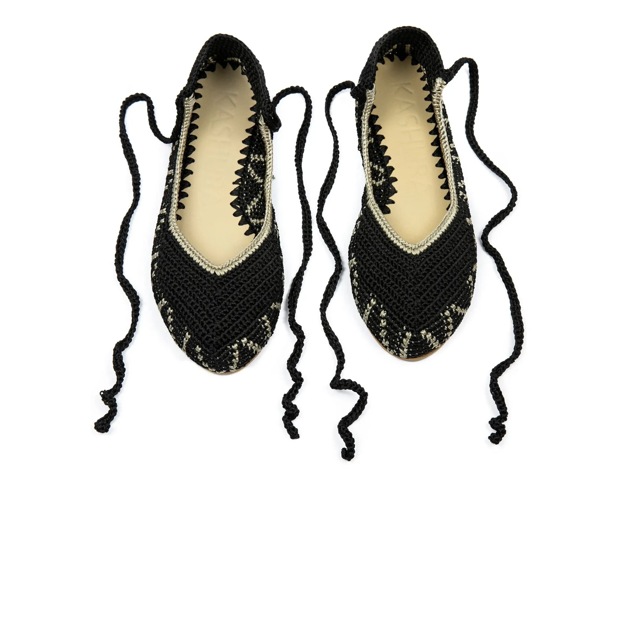 Kashura - Tacones de bailarina Pepper negro | Negro