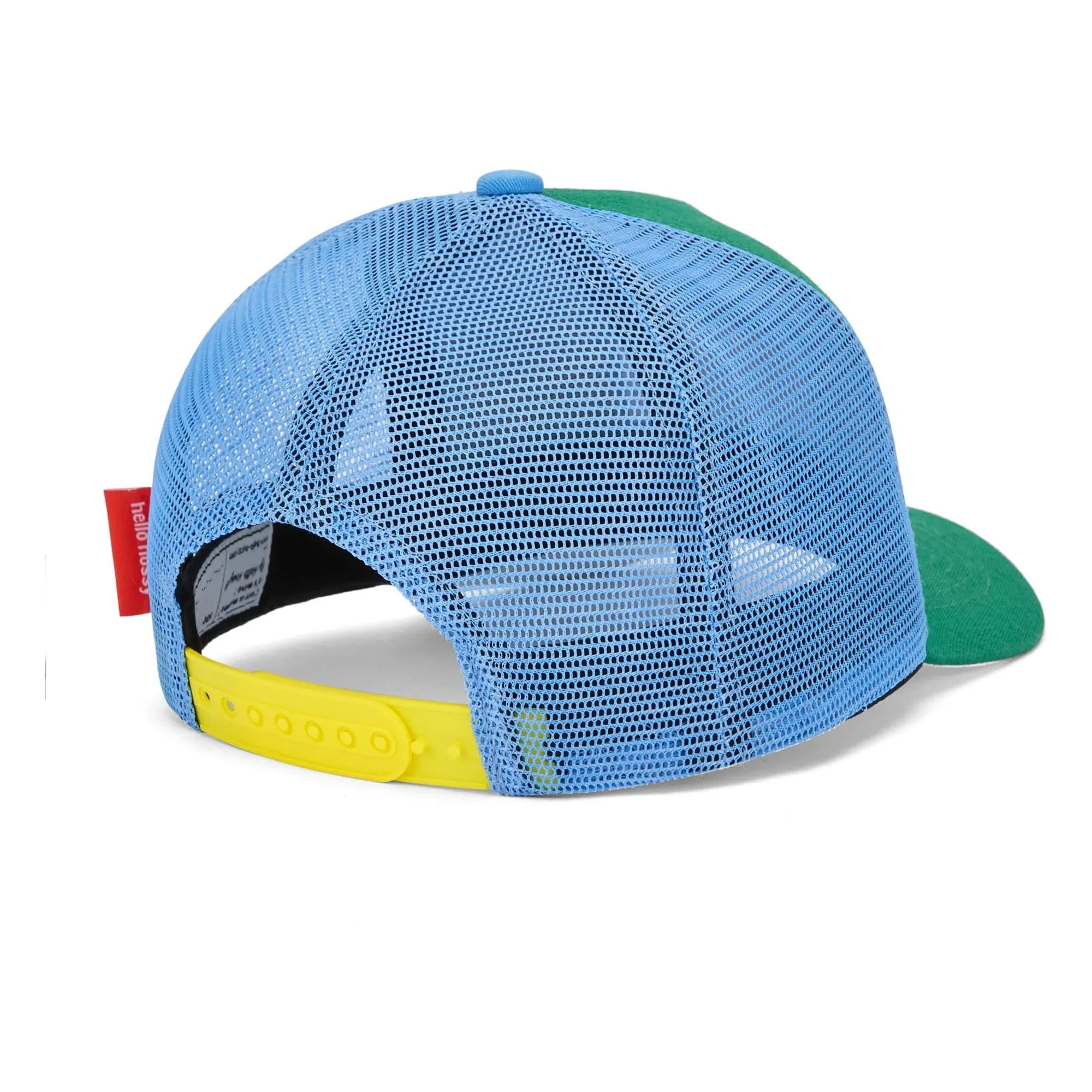Hola Hossy - Gorra trucker de algodón orgánico con visera curva Mini Flat | Verde