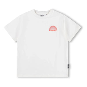 Molo - Camiseta de algodón orgánico Riley Unity | Blanco