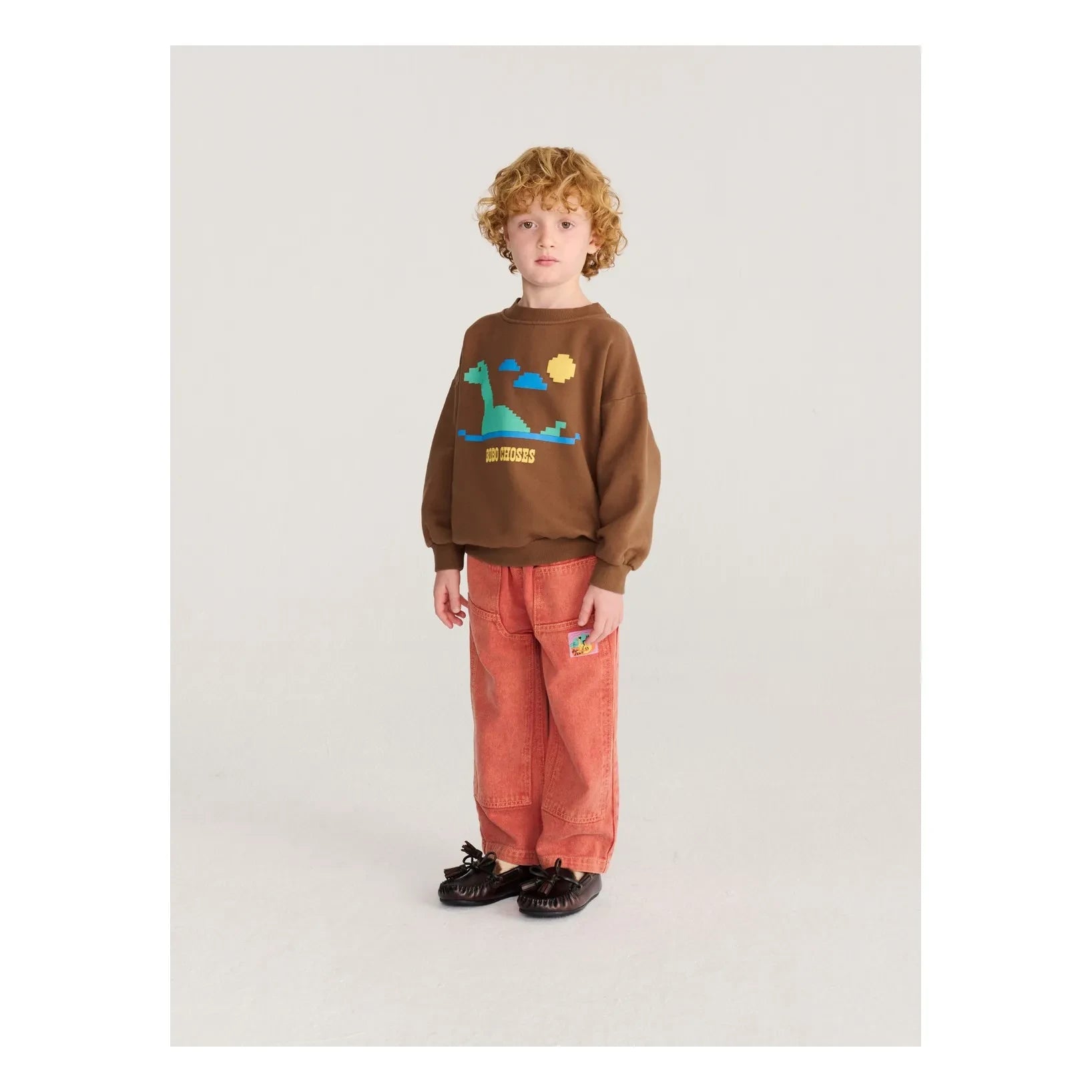 Bobo Choses - Lake Sweat Organik pamuk | Kahverengi