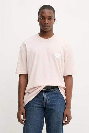 Camiseta de algodón con eslogan AllSaints LOVER