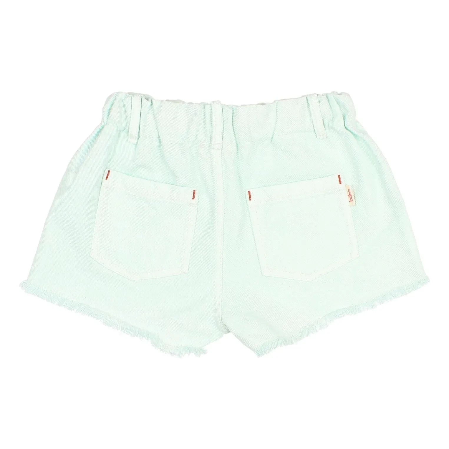 Búho - Pantalones cortos vaqueros con borlas de lyocell | Aqua