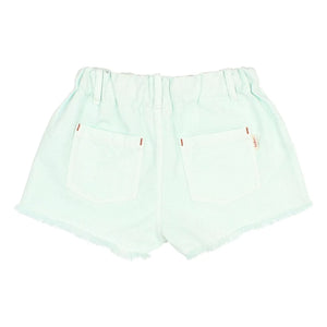 Búho - Pantalones cortos vaqueros con borlas de lyocell | Aqua