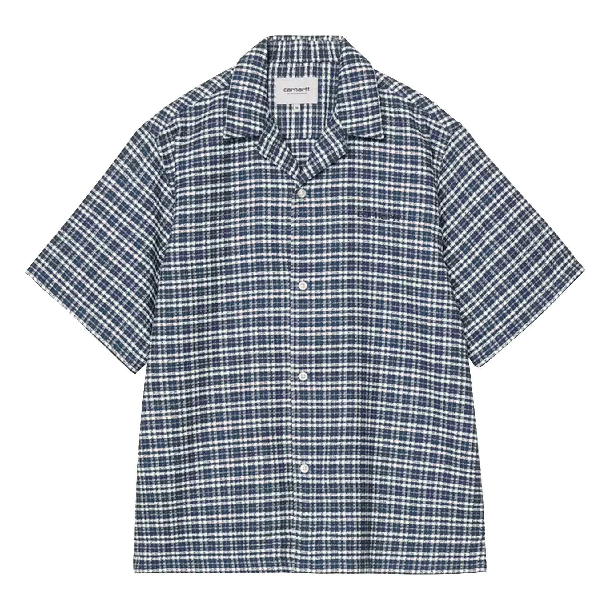 Carhartt WIP - Carreaux S/S Kander Gömlek | Gri mavi
