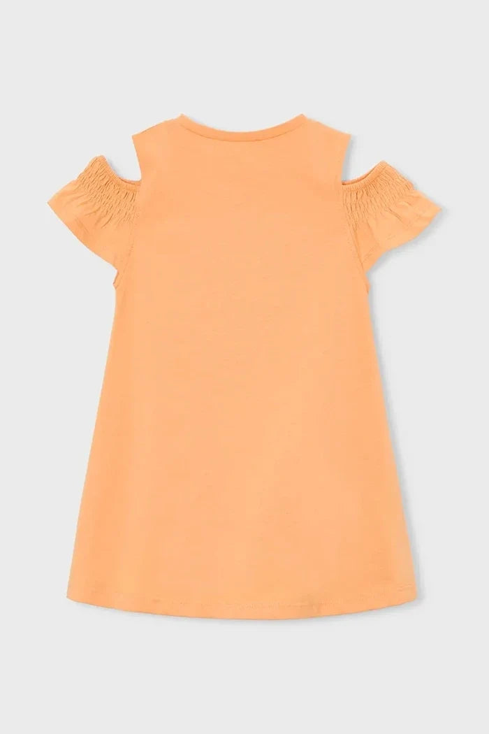 Vestido de algodón para niña Mayoral