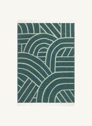 Maison Deux - Manta de lana Lines | Salvia