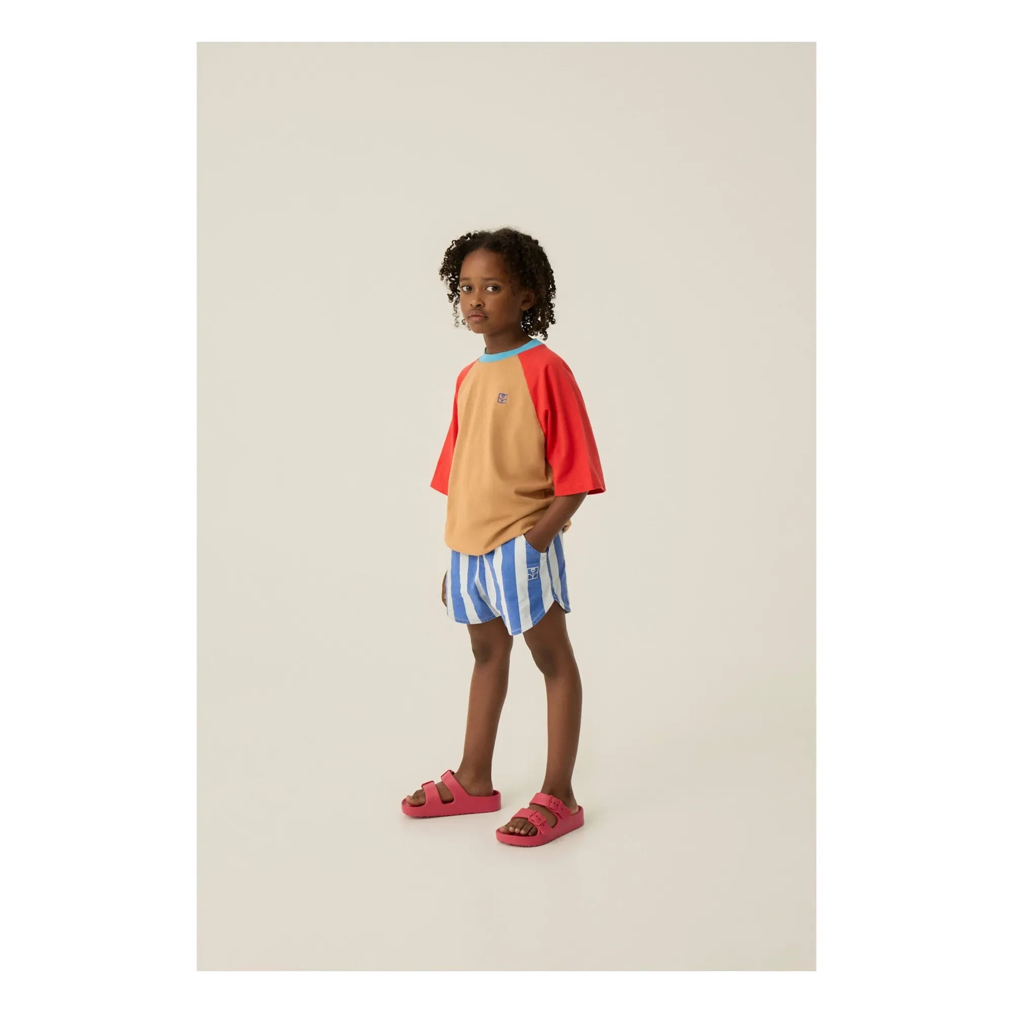 The Campamento - Pantalones cortos a rayas | Azul