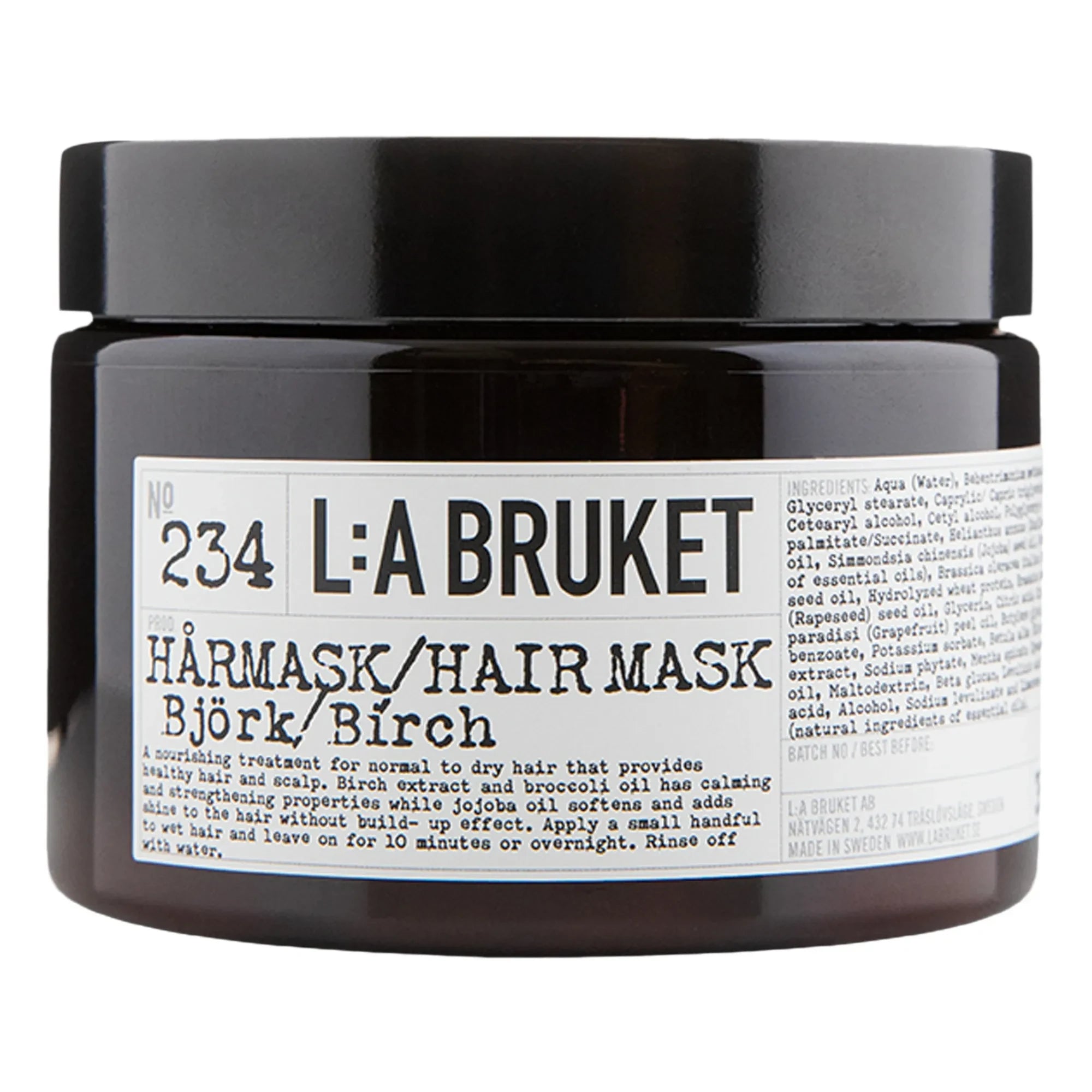 L:A BRUKET - 234 Mascarilla capilar Abedul 350 g