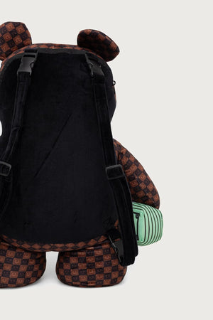 Sprayground - Mochila de tiburones marrón en París 910B9308NSZ