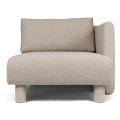 Ferm Living - Sofá Dase bouclé meridiana derecha | Beige