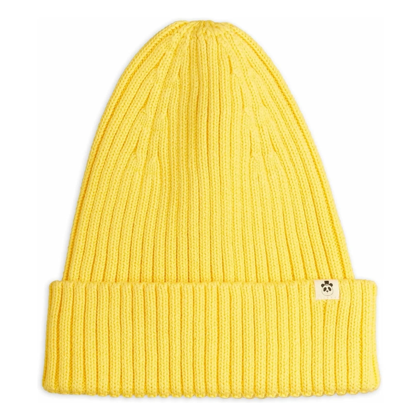 Mini Rodini - Gorro de punto de algodón orgánico | Amarillo