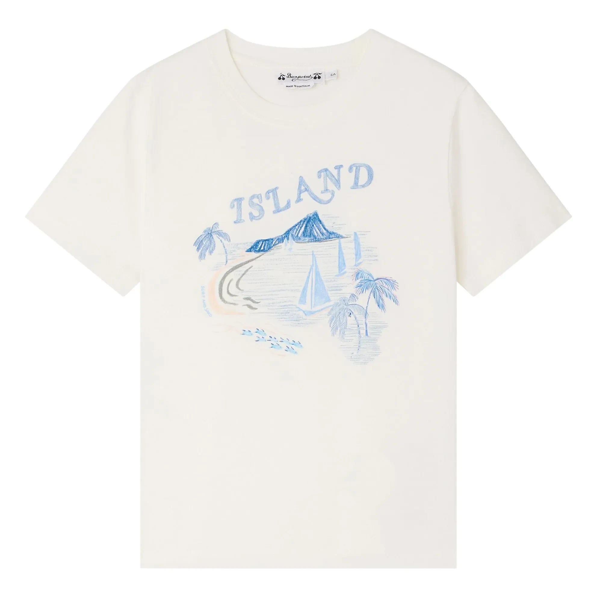 Bonpoint - Camiseta de algodón orgánico Thibald | Crudo