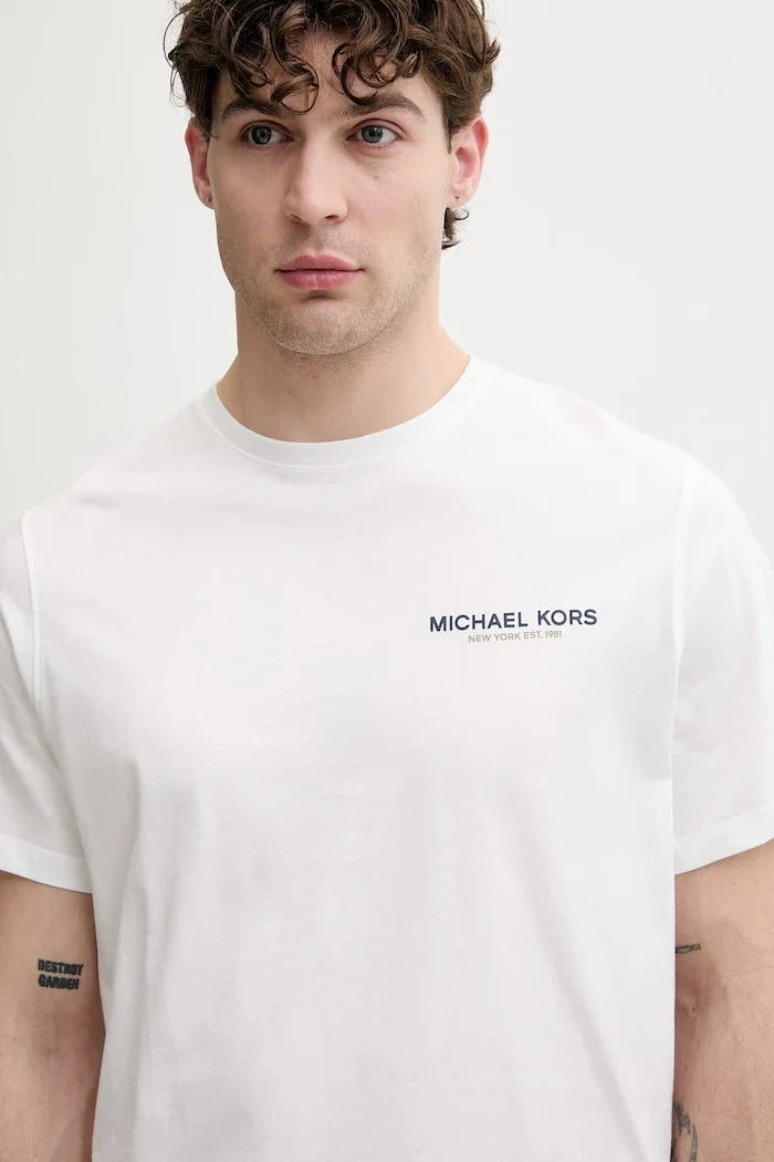 Camiseta de algodón para hombre Michael Kors