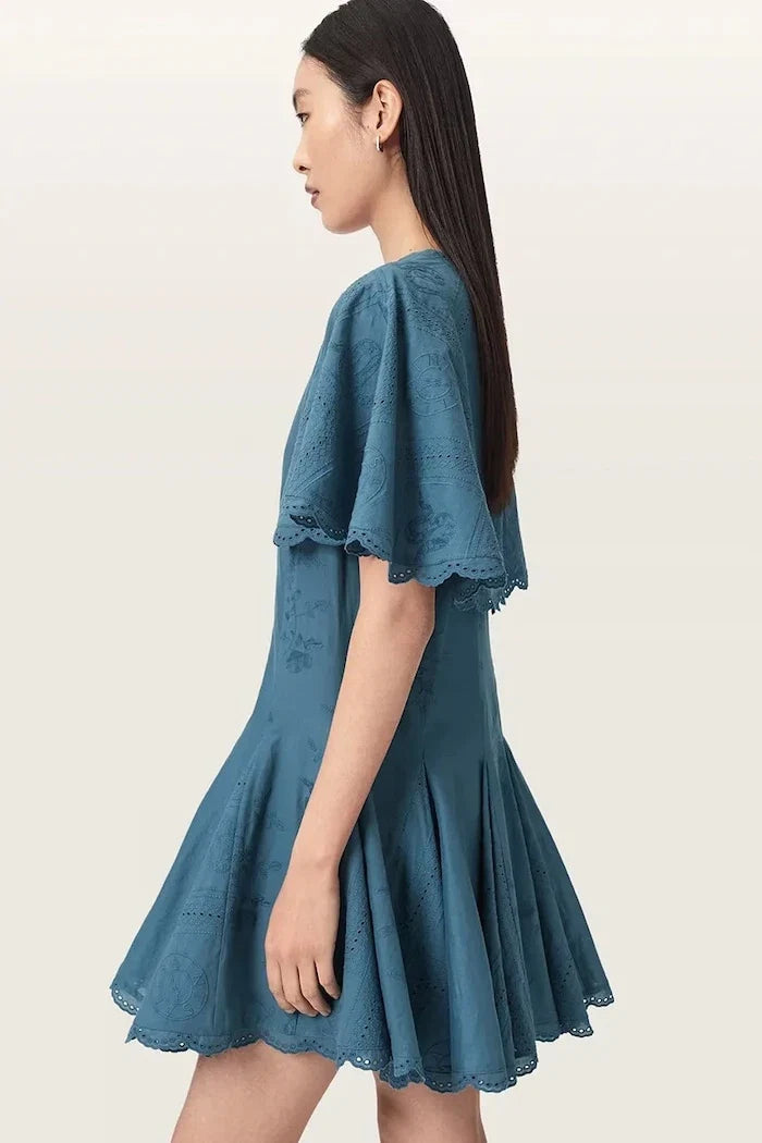 AllSaints vestido de algodón CORLA