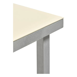 Valerie Objects - Mesa de comedor Alu, Muller Van Severen | Marfil