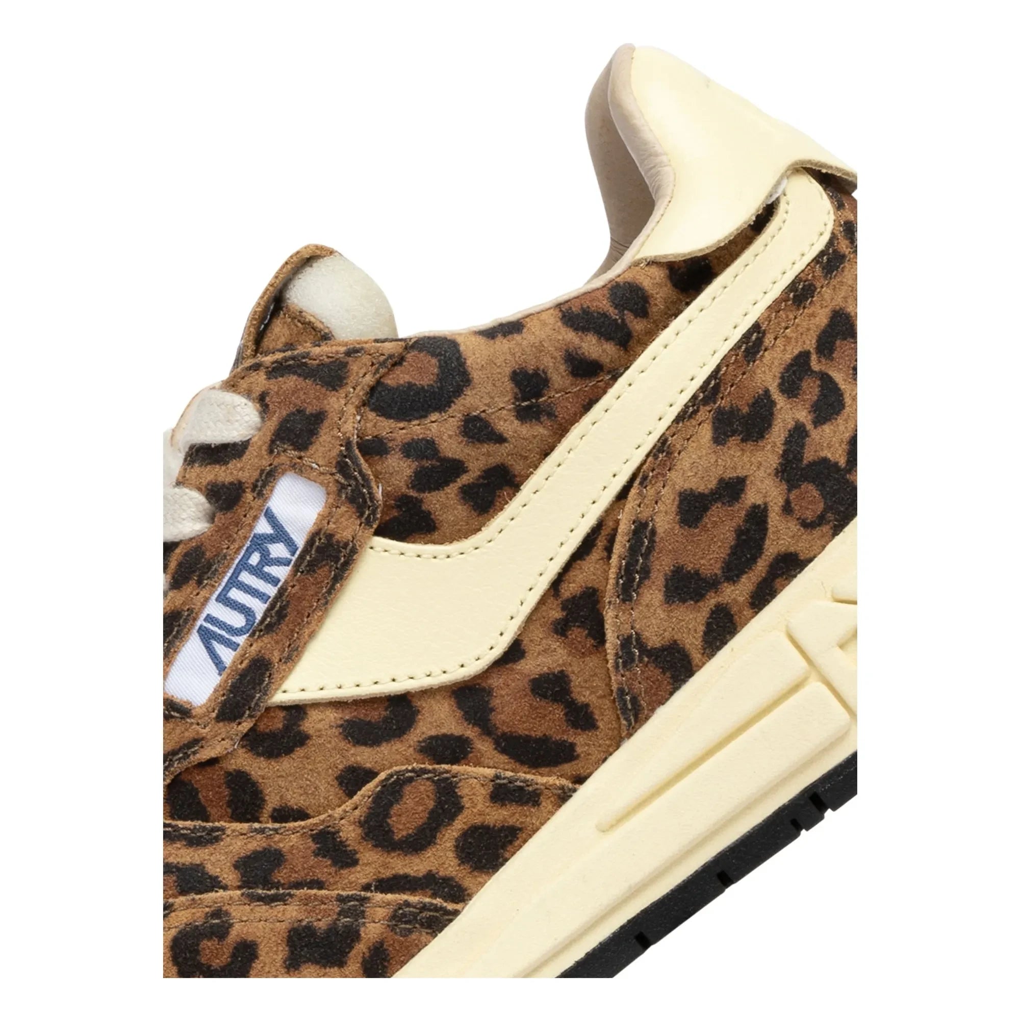 Autry - Zapatillas deportivas Reelwind de ante de leopardo | Marrón