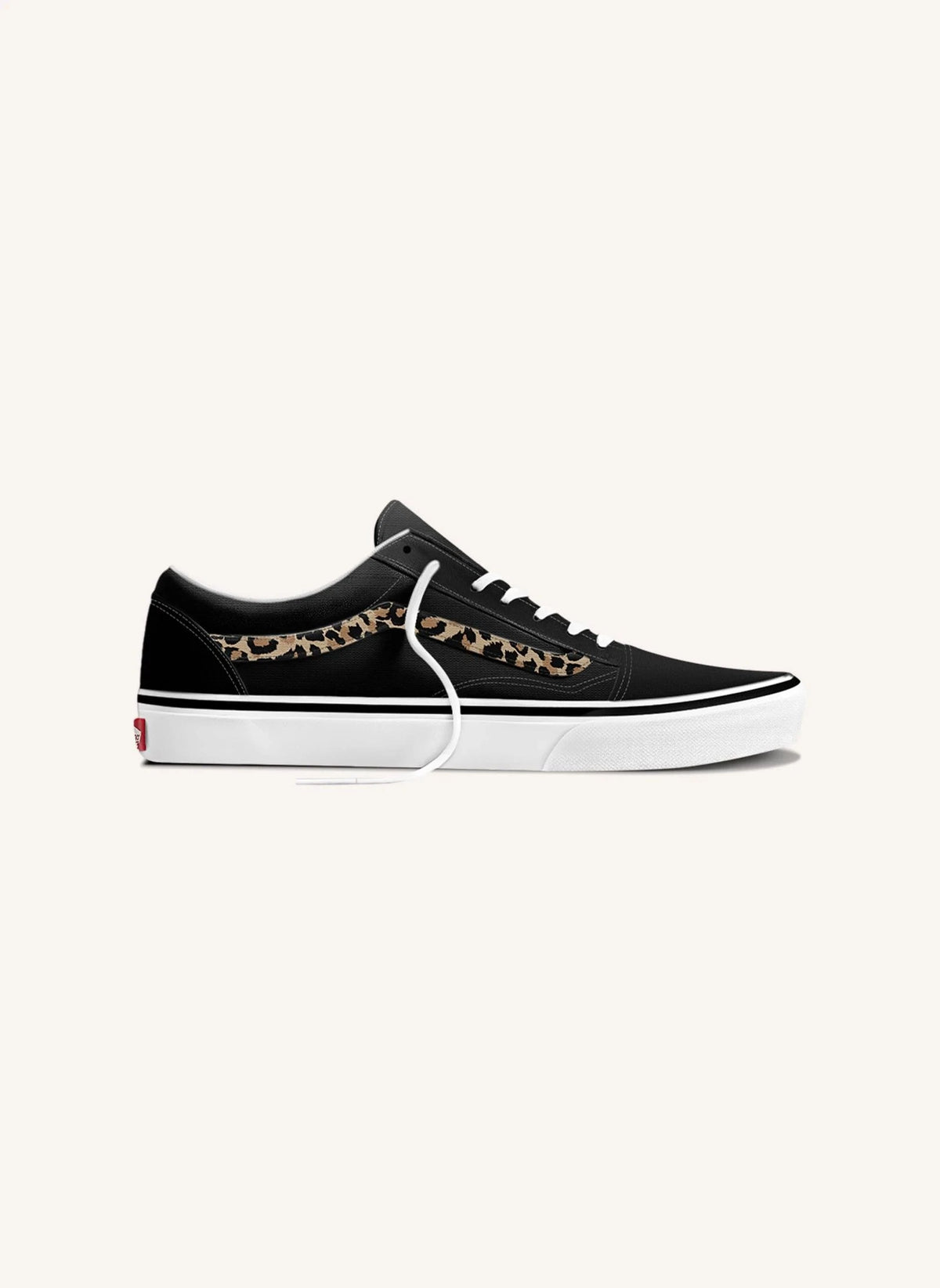 Vans - Old Skool Zapatillas deportivas con cordones de leopardo | Negro