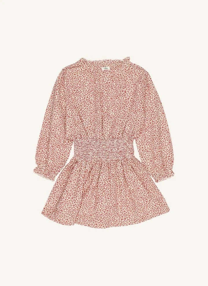 Búho - Büzgülü Smock Elbise | Bordo