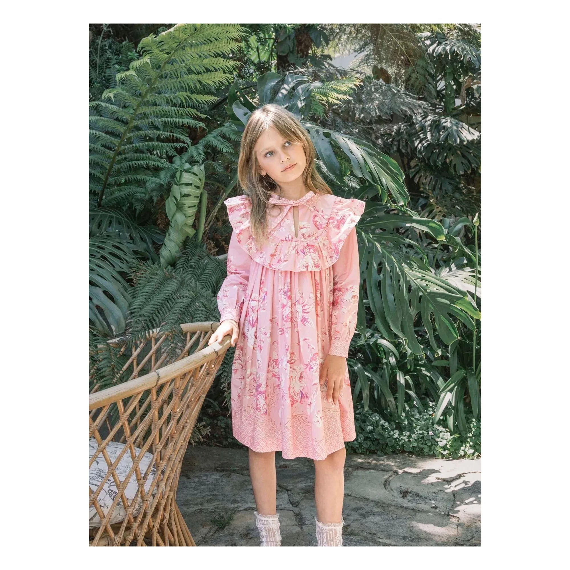 Tutu du Monde - Poets Meadow Fleurie elbise | Pembe