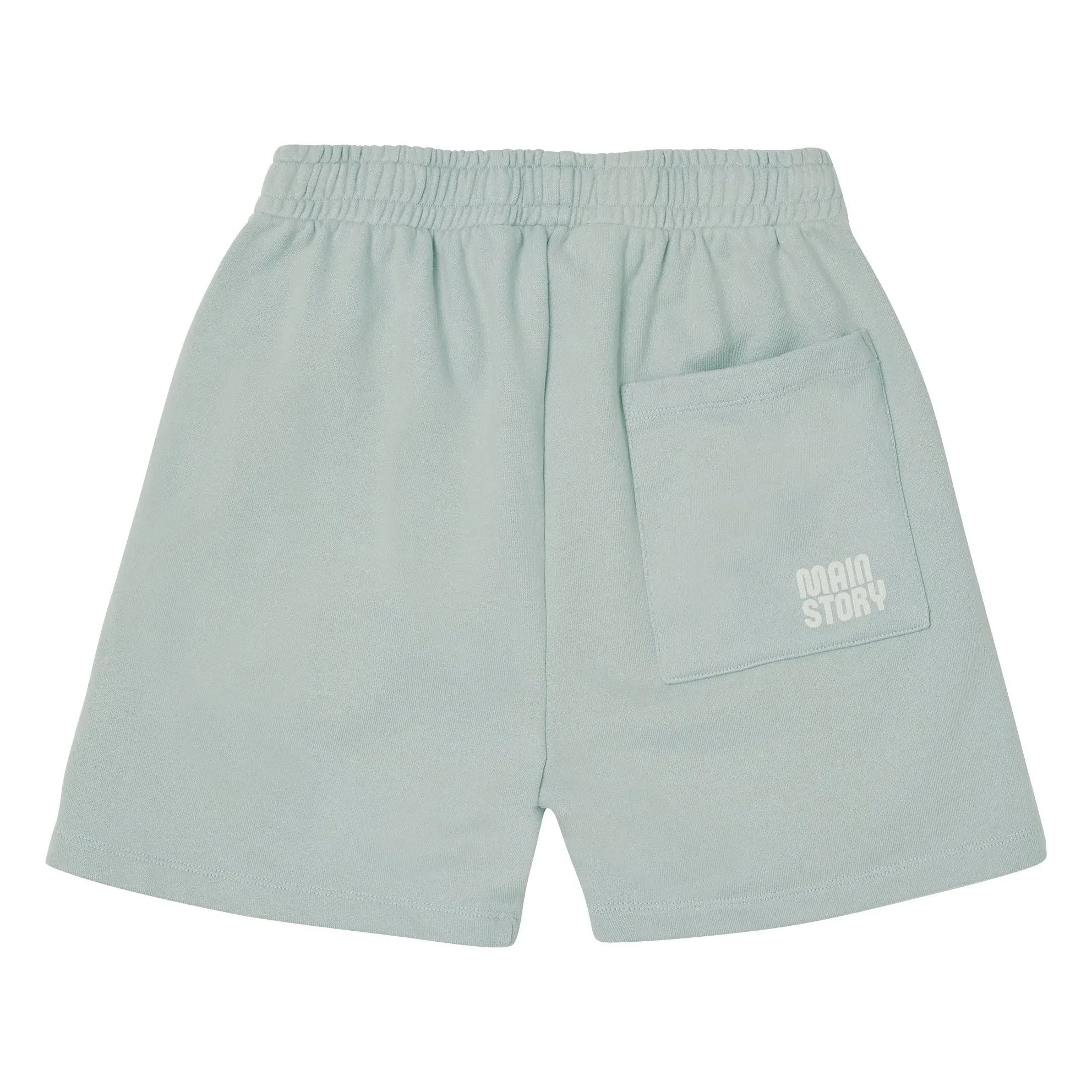 Main Story - Pantalones cortos jogger de algodón orgánico | Gris Claro