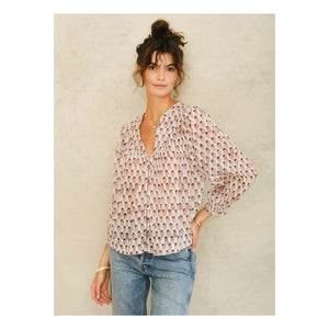 M.A.B.E. - Blusa Kiki Algodón | Rojo