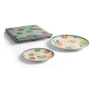 Lisa Corti - Platos de porcelana japonesa - Set de 2 | Crema