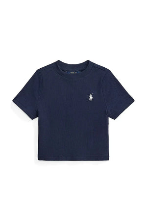 Camiseta de algodón elástico para niños Polo Ralph Lauren