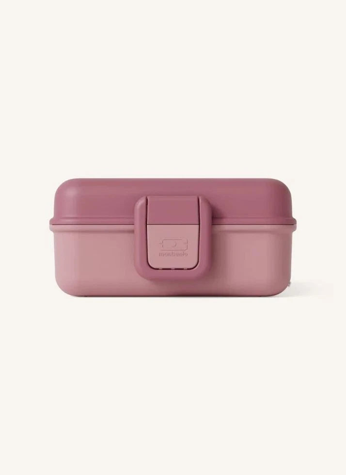 Monbento - Caja de Sándwich Snacky | Rosa Polvo