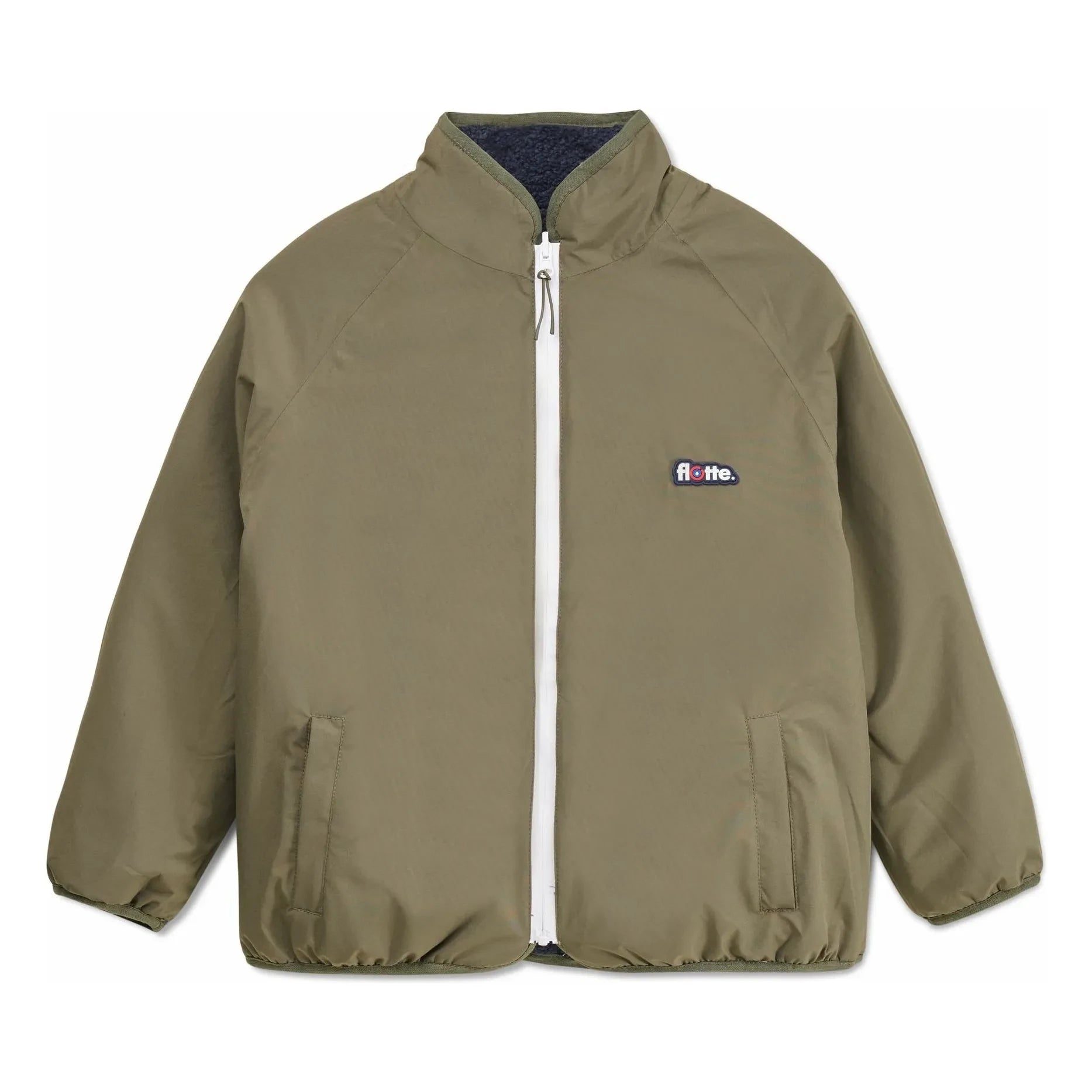 Flotte - Chaqueta polar reversible Monceau Fibras recicladas | Caqui
