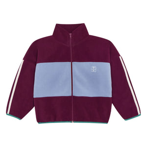 The Campamento - Renk bloklu sweatshirt | Bordo