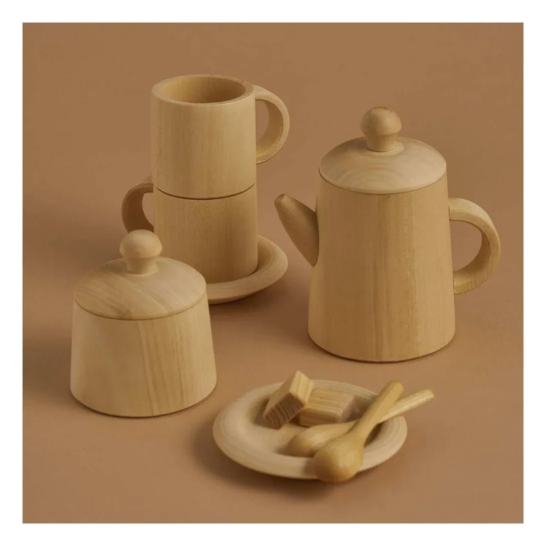 Raduga Grez - Juego de té de madera