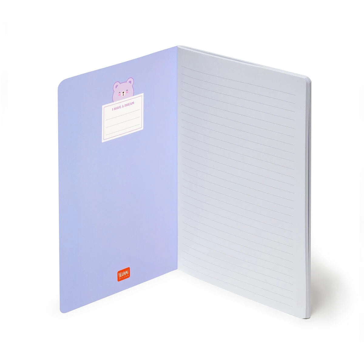 Legami - B5 Lined Defter ile Illustrated Hard Kılıf - Ayıcık