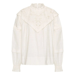 Blusa Bowie de Algodón By Bar | Blanco