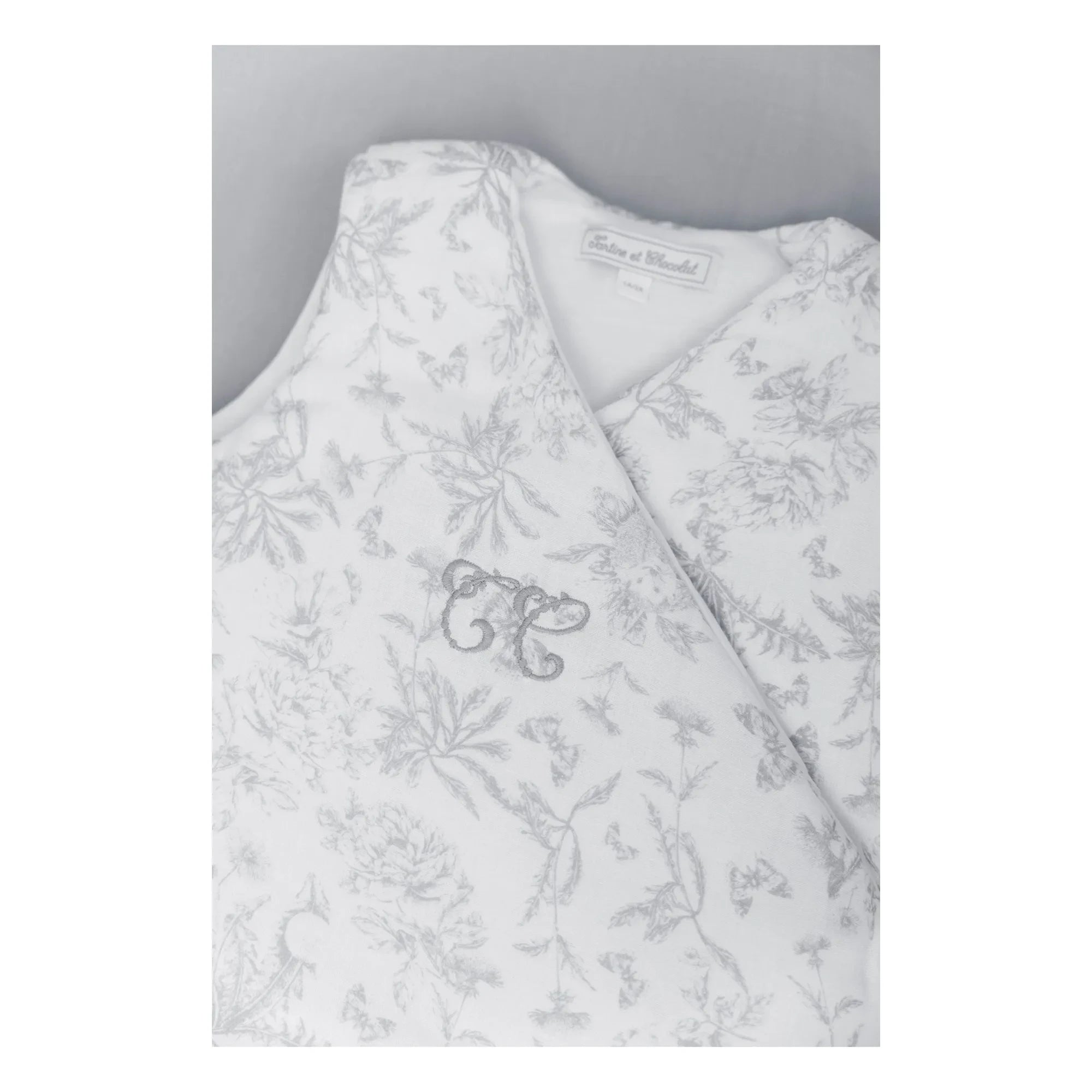 Tartine et Chocolat - Saco de Dormir de Toile de Jouy | Gris