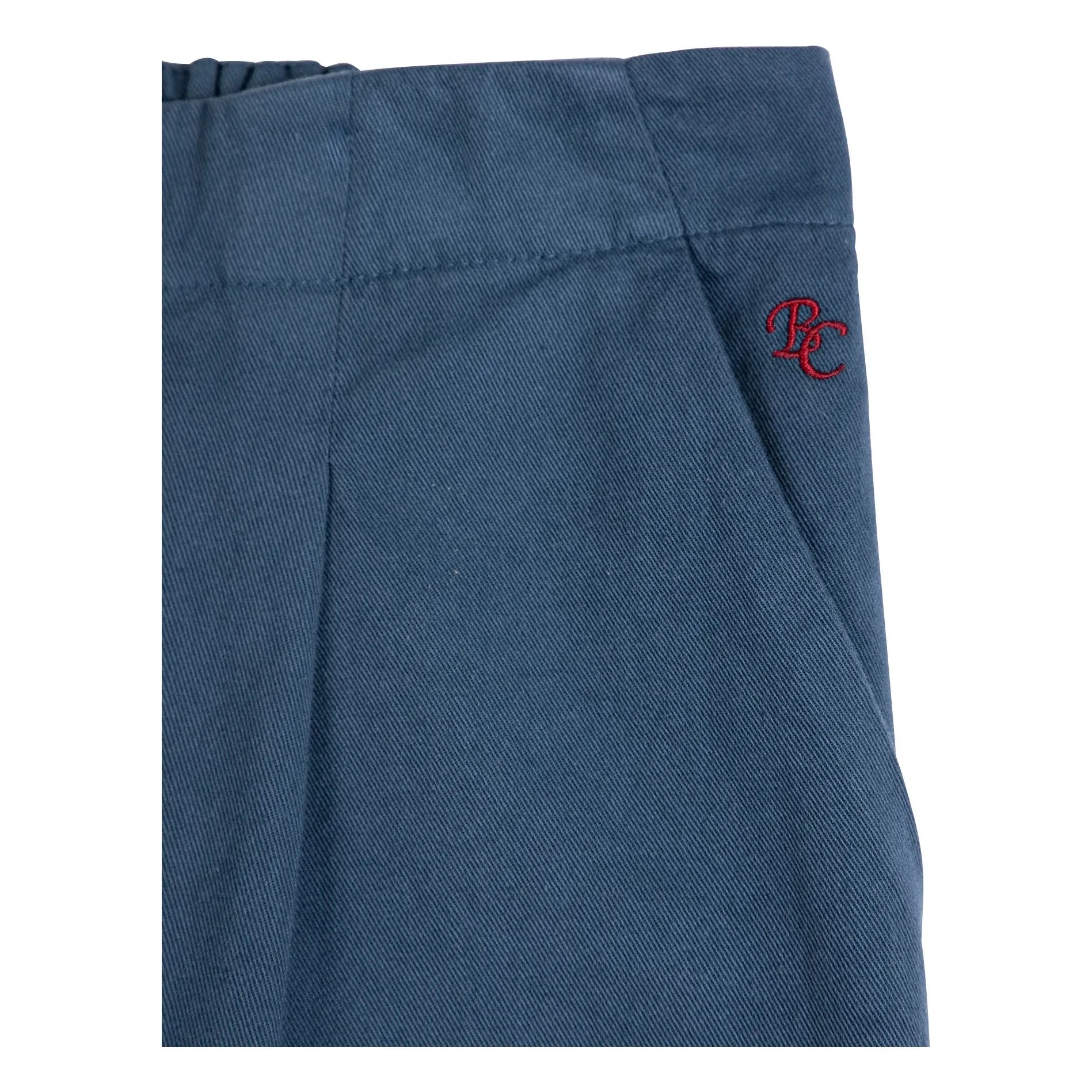 Bobo Choses - Pantalón de Algodón de Corte Recto | Azul Oscuro