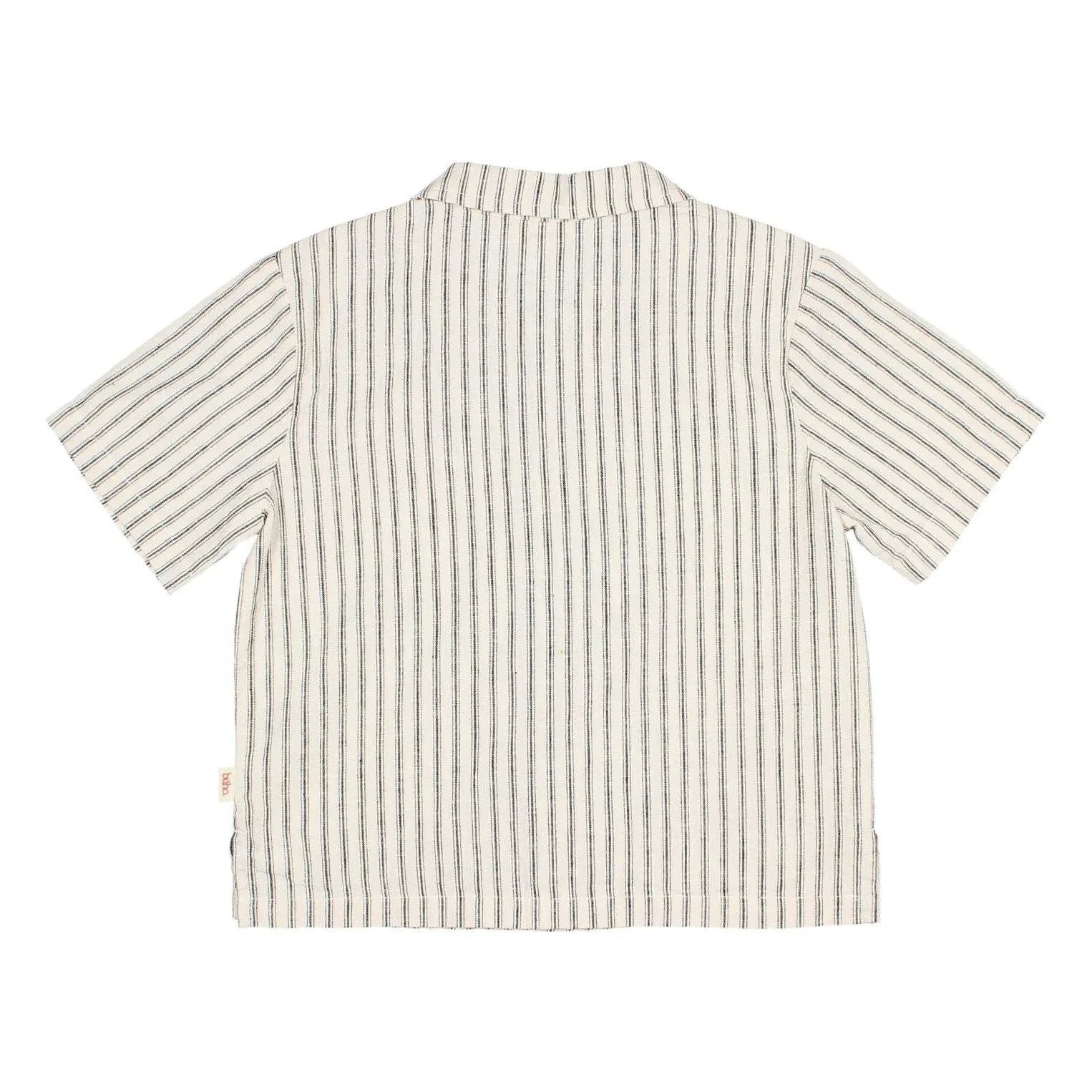 Búho - Camisa de lino a rayas | Crudo