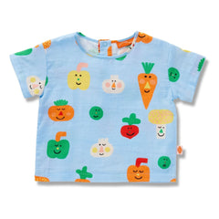Halcyon Nights - Camiseta de verduras | Azul claro