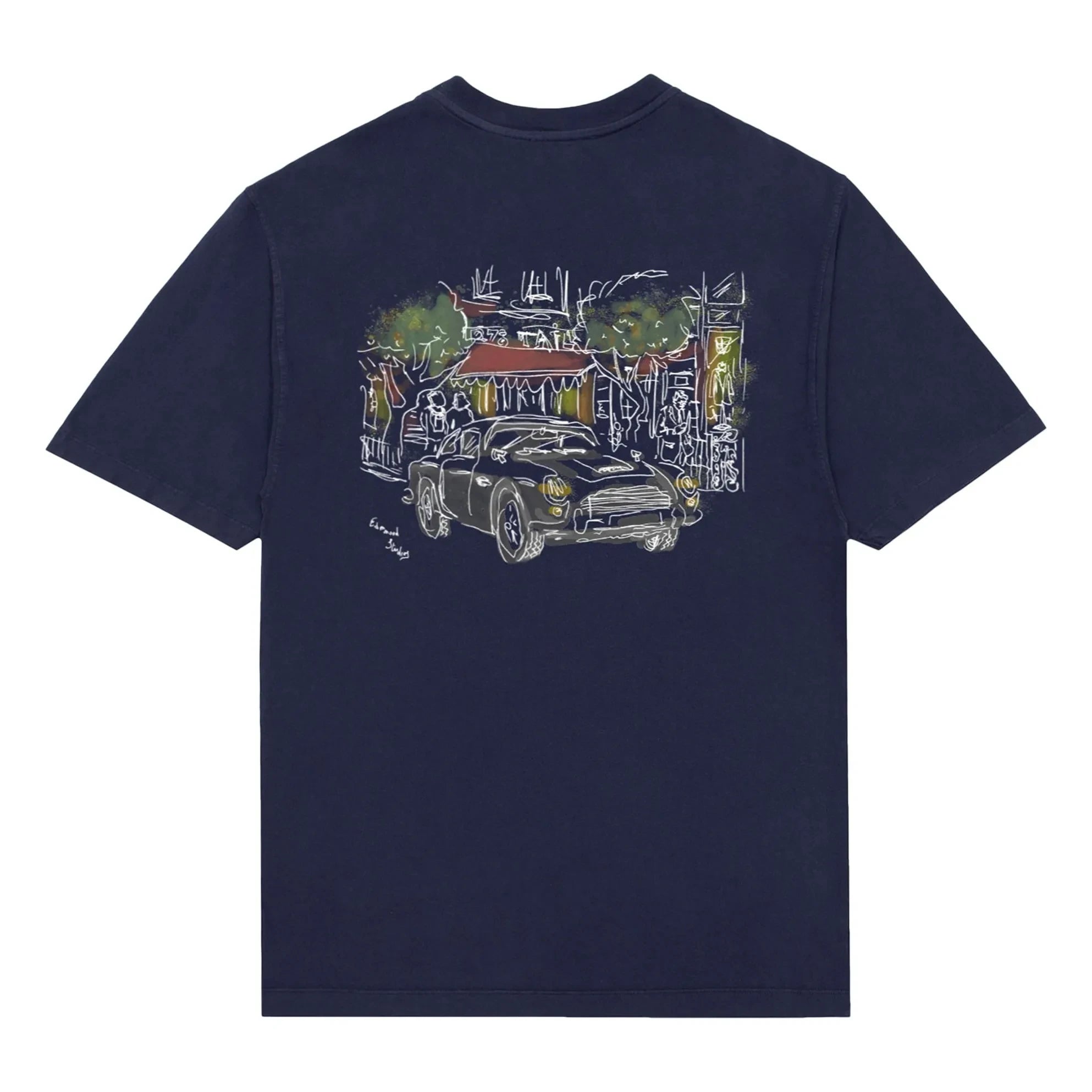 Edmmond Studios - Camiseta Savile Row | Azul Marino