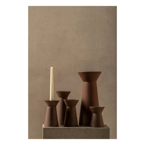 Serax - Jarrón de gres Marie-Ann 02, Marie Michielssen | Rojo ladrillo