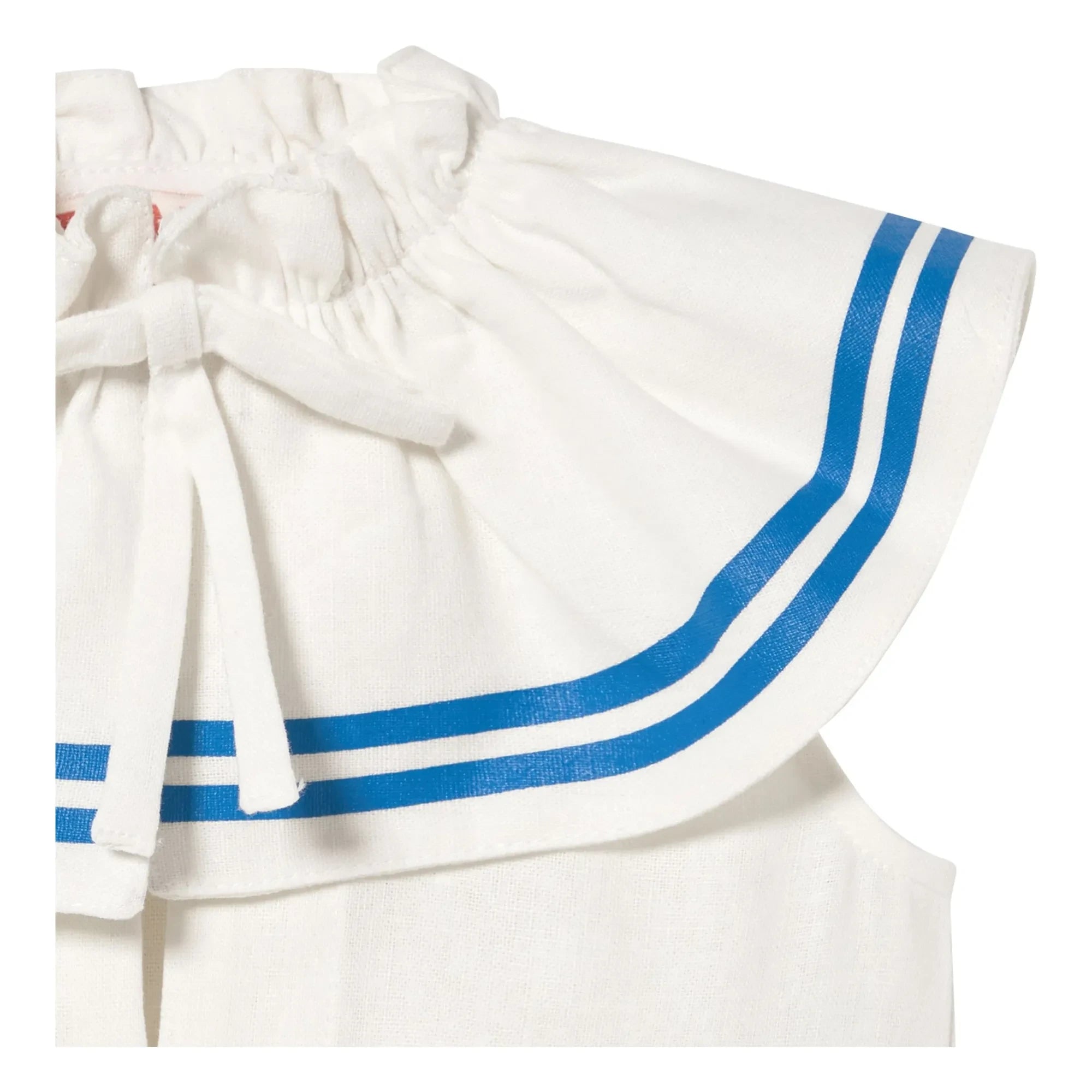 Tinycottons - Body de lino con volantes | Blanco