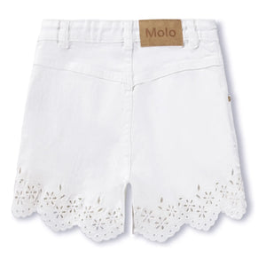 Molo - Adalyn Pantalones Cortos de Mezclilla | Blanco