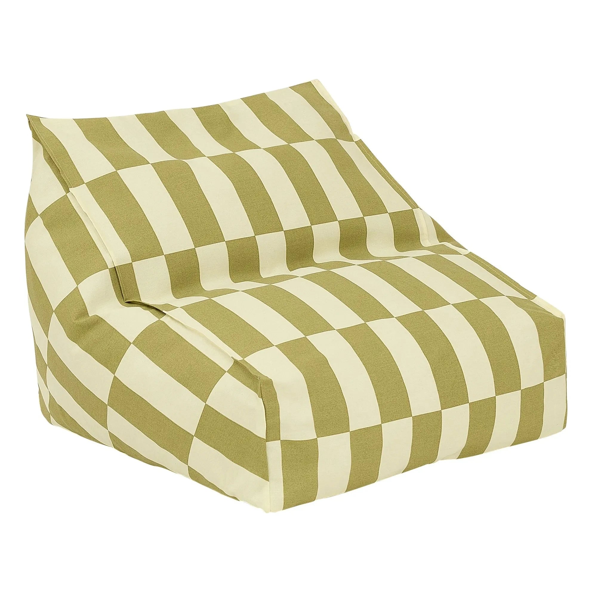 Nobodinoz - Puf de exterior Vibes Tiles | Verde