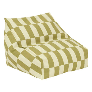 Nobodinoz - Puf de exterior Vibes Tiles | Verde