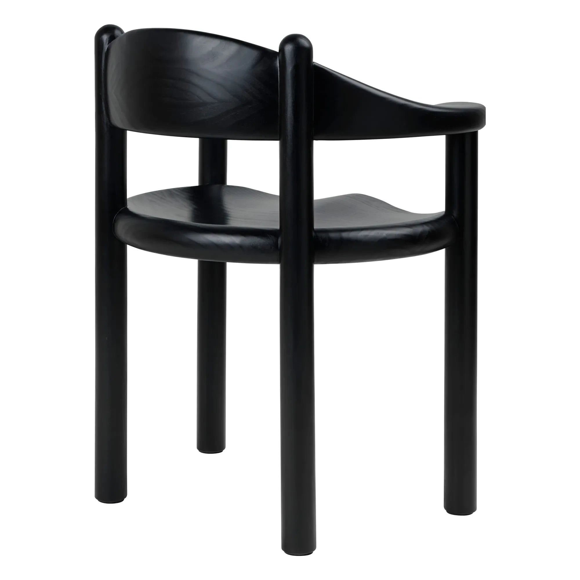 Gubi - Silla con brazos Daumiller, Rainer Daumiller | Negra