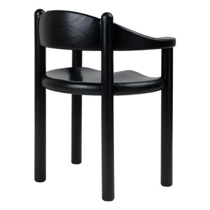 Gubi - Silla con brazos Daumiller, Rainer Daumiller | Negra