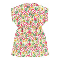 Tumble N'Dry - Vestido Marilia Palm Algodón orgánico | Rosa
