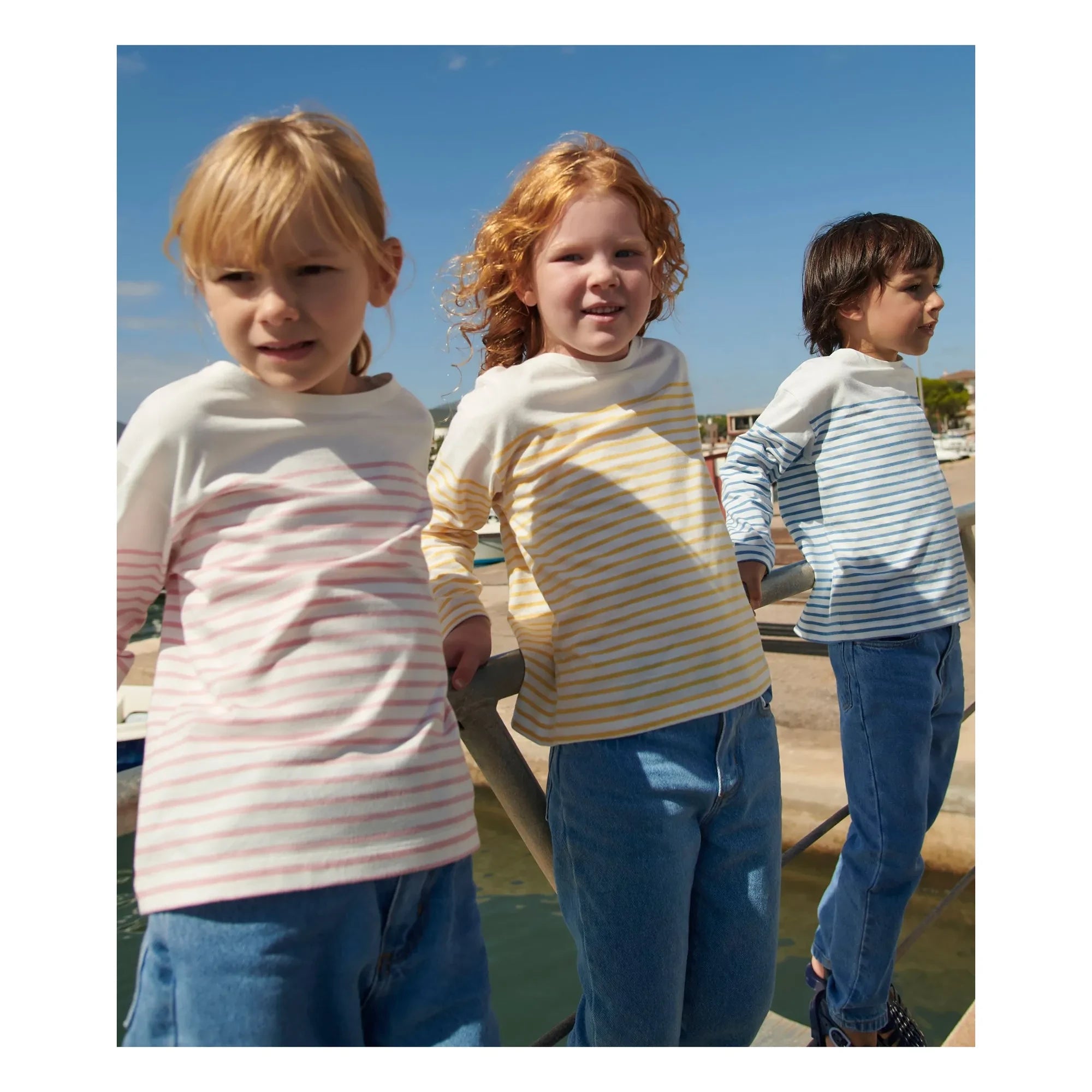 Petit Bateau - Camiseta de algodón orgánico Bouingo | Mostaza