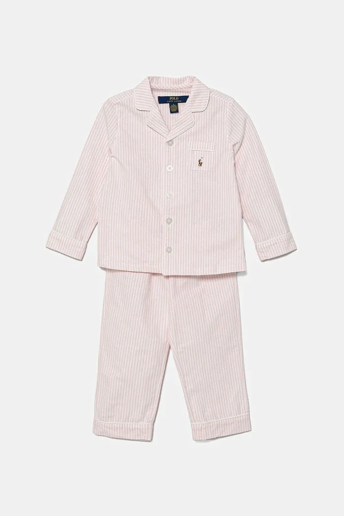 Pijama de algodón de dos piezas Polo Ralph Lauren para niños